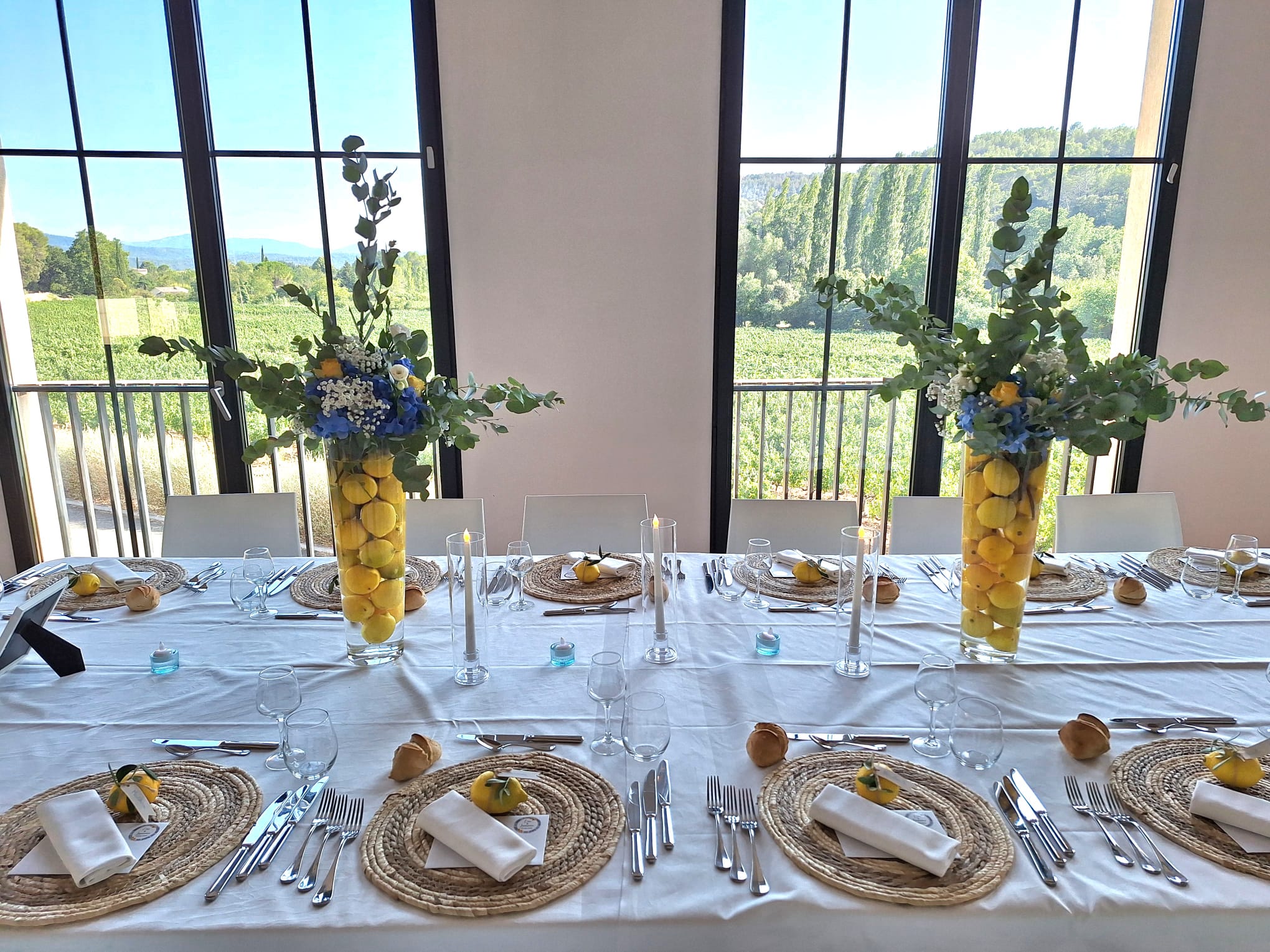 Mariage décoration de table dolce vita