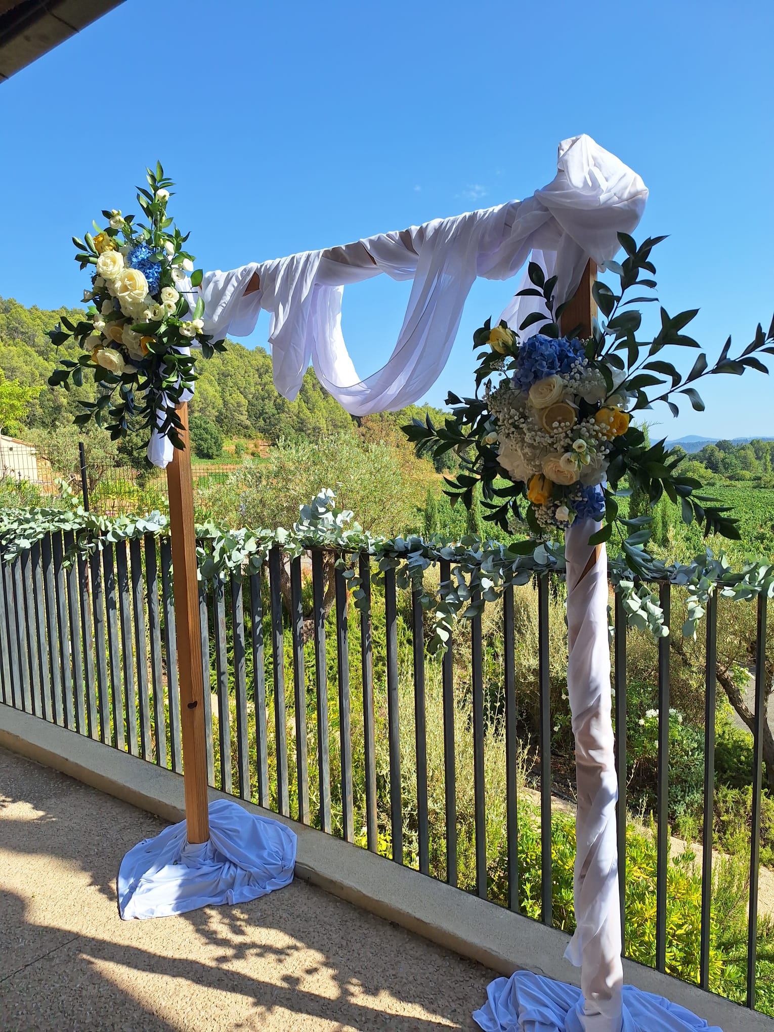 arche florale mariage