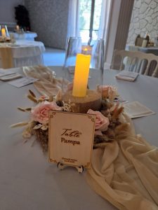 centre de table mariage boheme