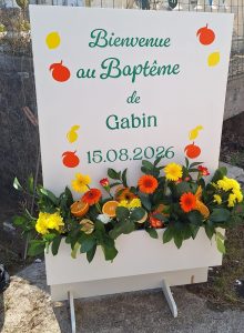 Panneau de bienvenue